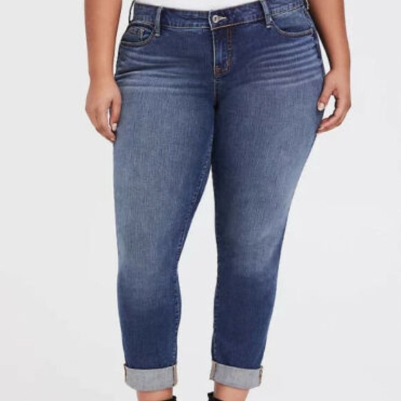 torrid Denim - Torrid Boyfriend Jeans Size 26S 26 Short H10122